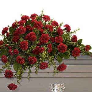 Sympathy Carnation Casket Spray