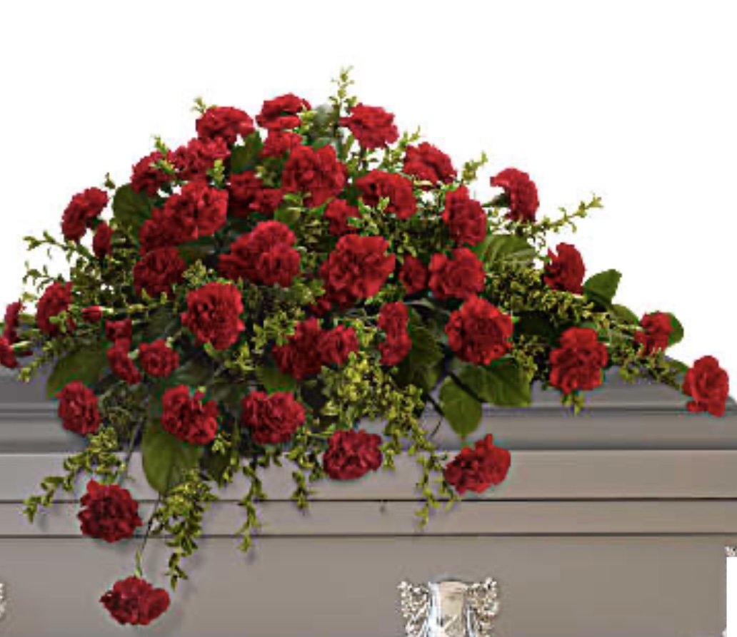 Sympathy Carnation Casket Spray